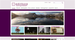 Desktop Screenshot of edinborg.is