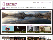 Tablet Screenshot of edinborg.is